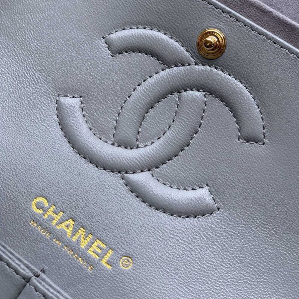 CHANEL Suede Classic Double Flap Handbag(HIGH-END GRADE) - Image 7