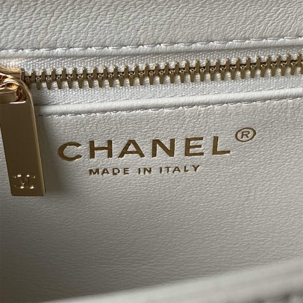 CHANEL Mini Flap Bag with Top Handle(HIGH-END GRADE) - Image 7