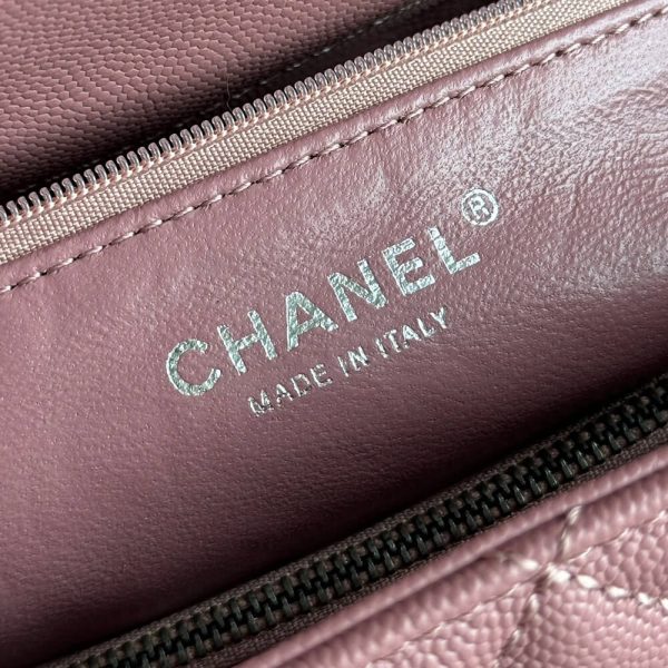 CHANEL Large Flap Bag With Top Handle(high-end grade) - Image 7