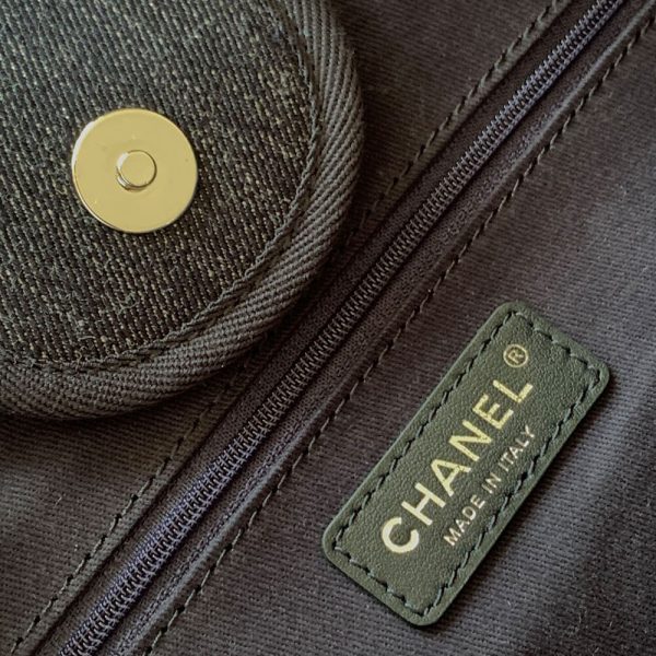CHANEL LARGE DEAUVILLE TOTE(HIGH-END GRADE) - Image 7