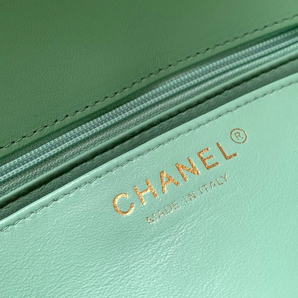 Chanel Mini Flap Bag with Top Handle(HIGH-END GRADE) - Image 7