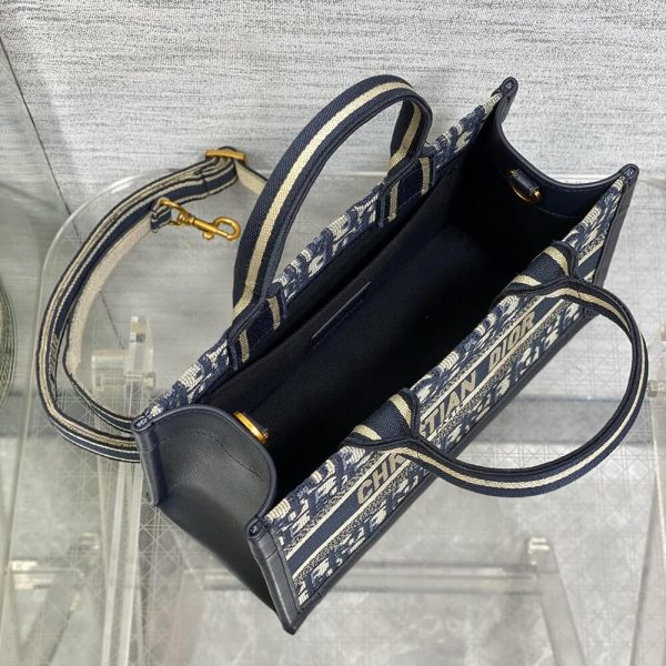 Dior East-West Dior Book Tote with strap - Image 8