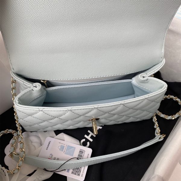 CHANEL Coco Handle Bag Small - Image 8