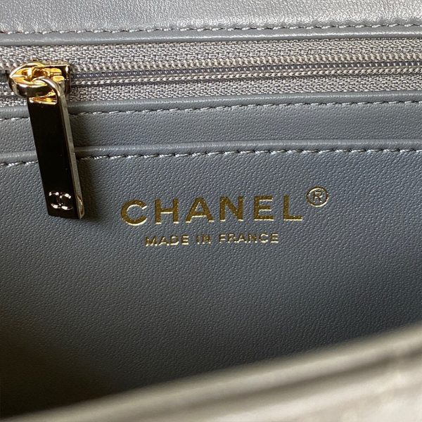 CHANEL Mini Classic Handbag With Top Handle - Image 8