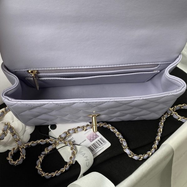 CHANEL Mini Classic Handbag With Top Handle - Image 8