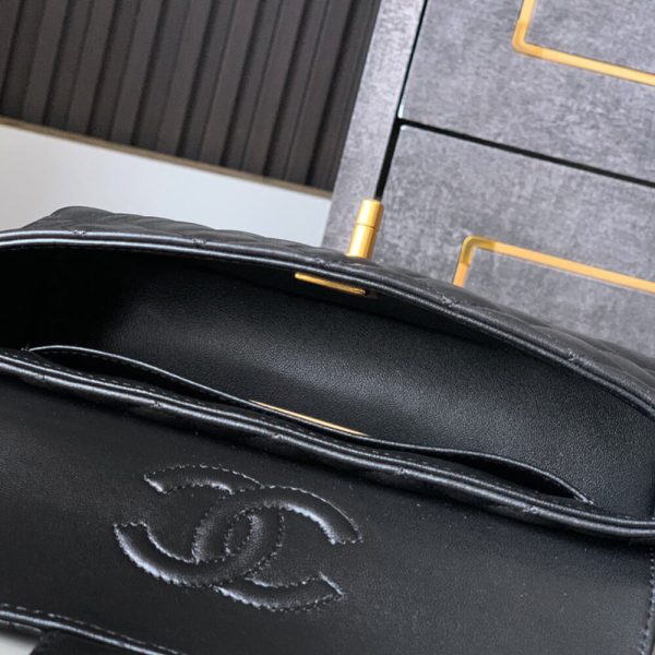 CHANEL Mini Flap Bag with Top Handle(HIGH-END GRADE) - Image 8
