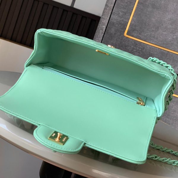 Chanel Mini Flap Bag with Top Handle(HIGH-END GRADE) - Image 8