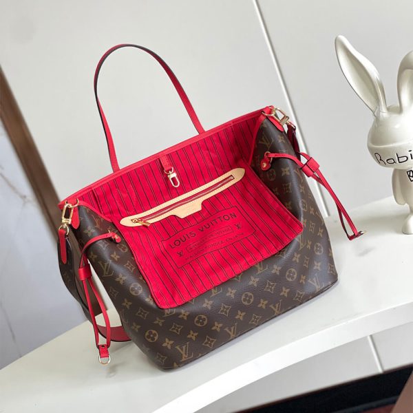 LV Neverfull Bandouliere Inside Out MM(HIGH-END GRADE) - Image 8