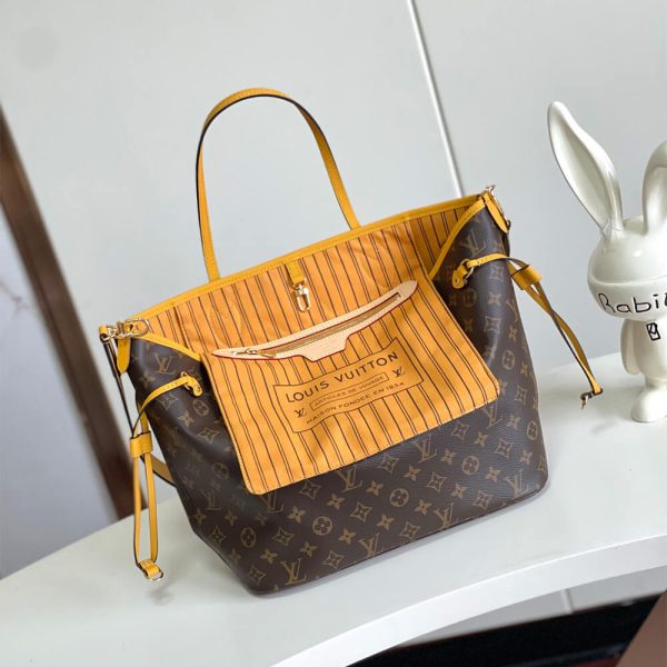 LV Neverfull Bandouliere Inside Out MM(HIGH-END GRADE) - Image 8