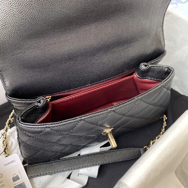 CHANEL Coco Handle Bag Small - Image 8
